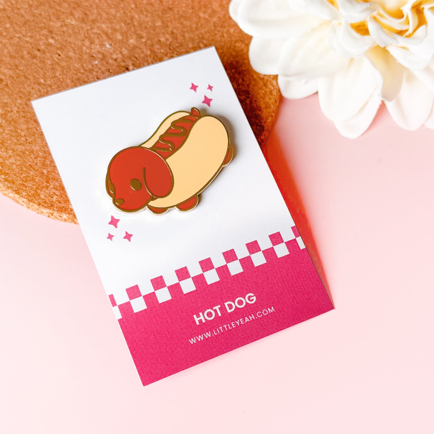 Hot Dog - Cute Hard Enamel Pin