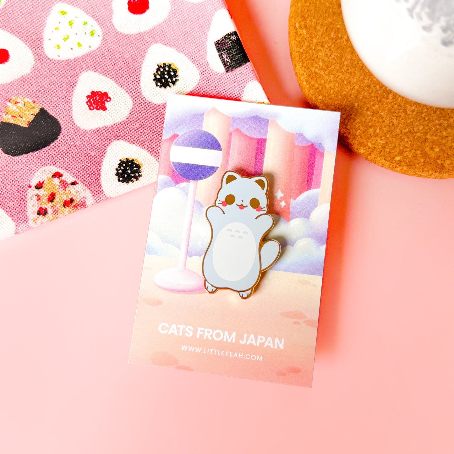 Anime Cat Enamel Pin - Cats from Japan