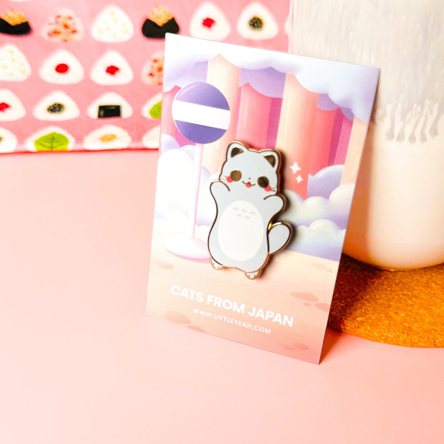 Anime Cat Enamel Pin - Cats from Japan