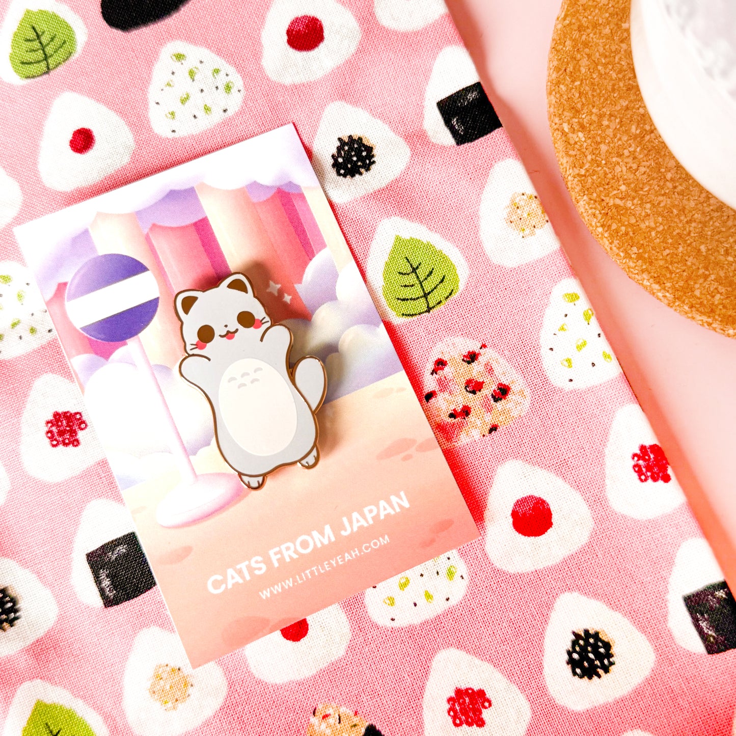 Anime Cat Enamel Pin - Cats from Japan