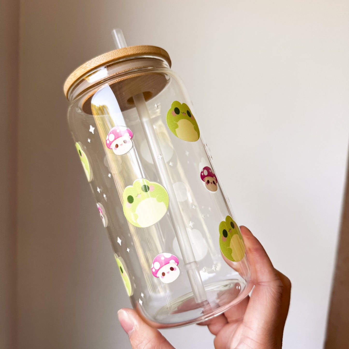Frog and Mushroom Tumbler