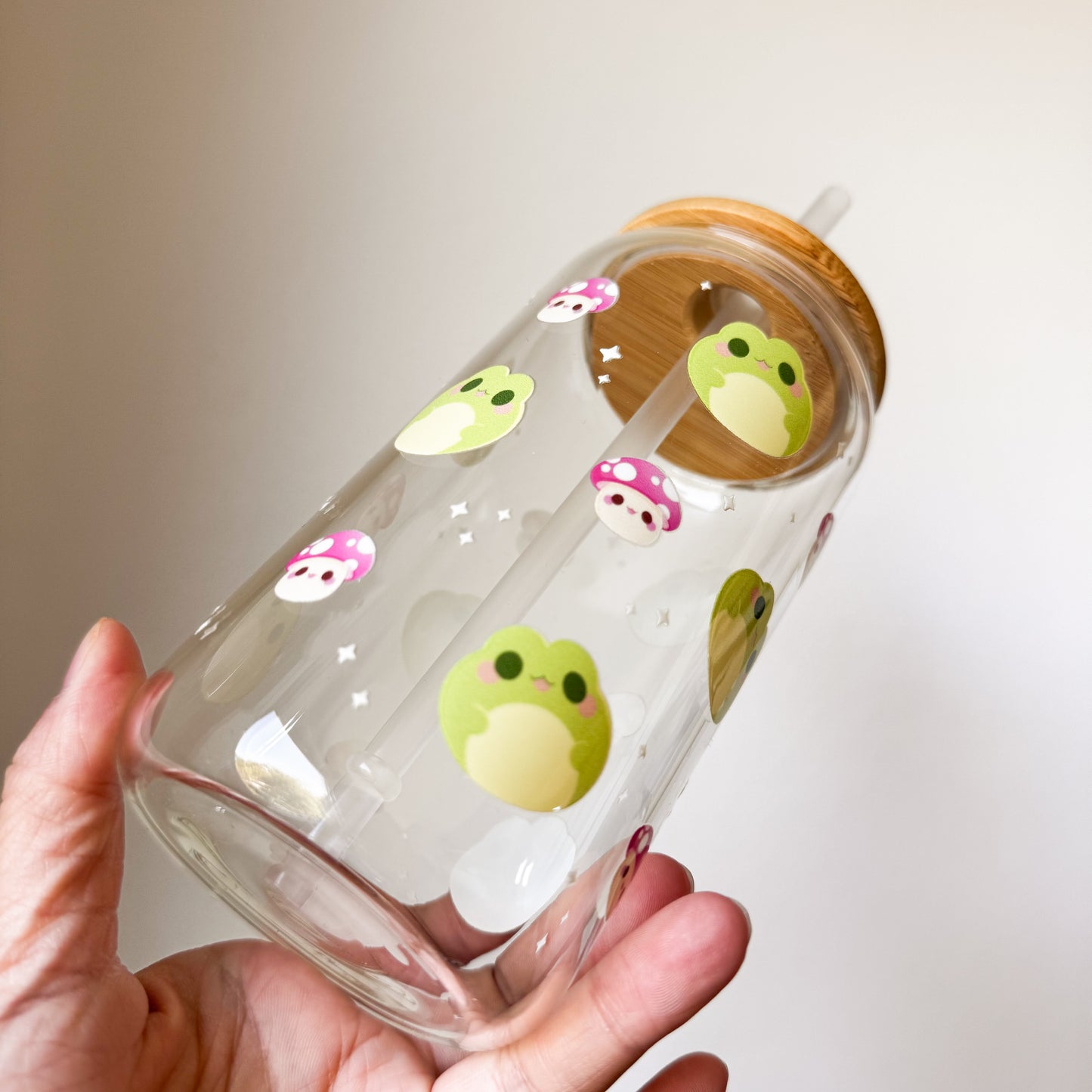 Frog and Mushroom Tumbler