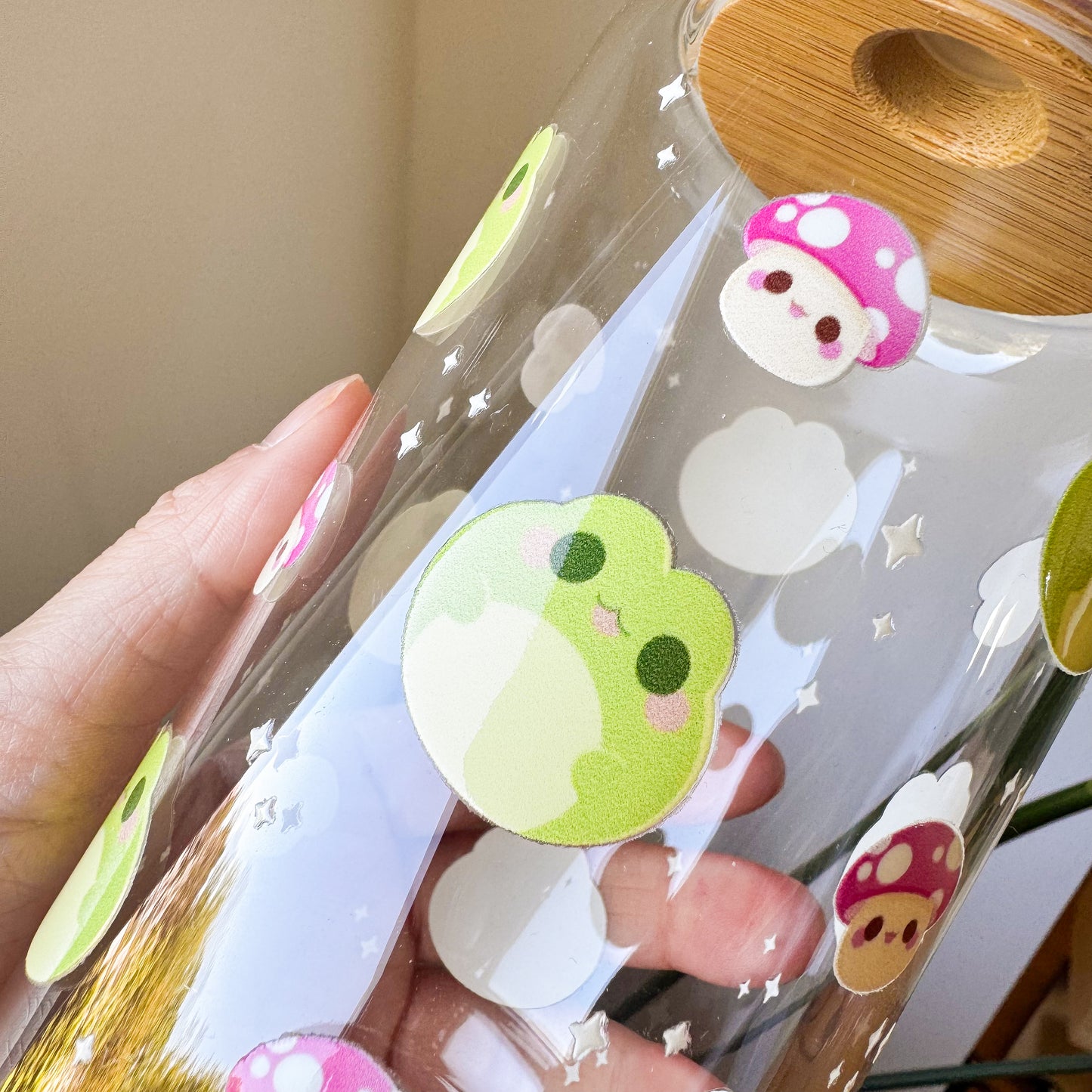 Frog and Mushroom Tumbler