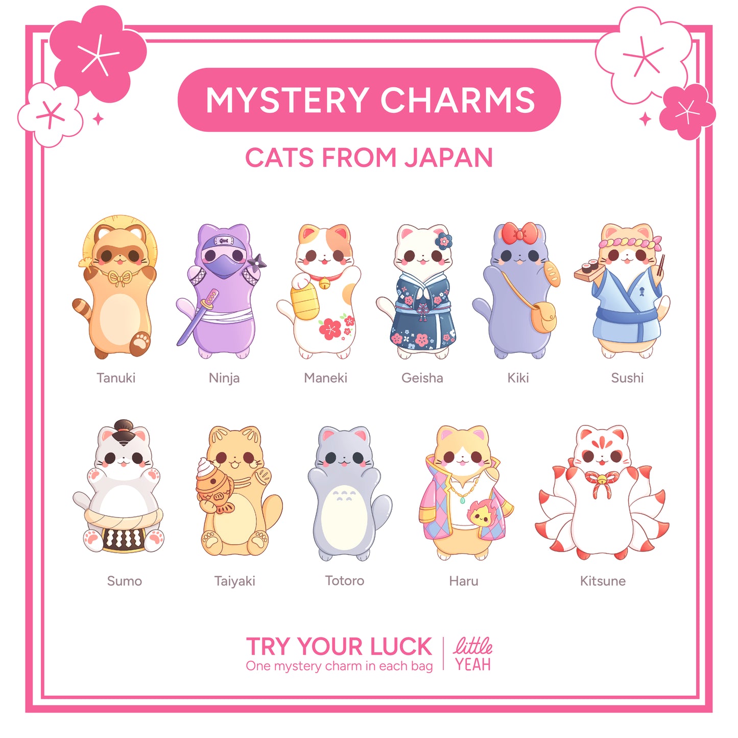 Cats from Japan - Gacha Cute Keychain