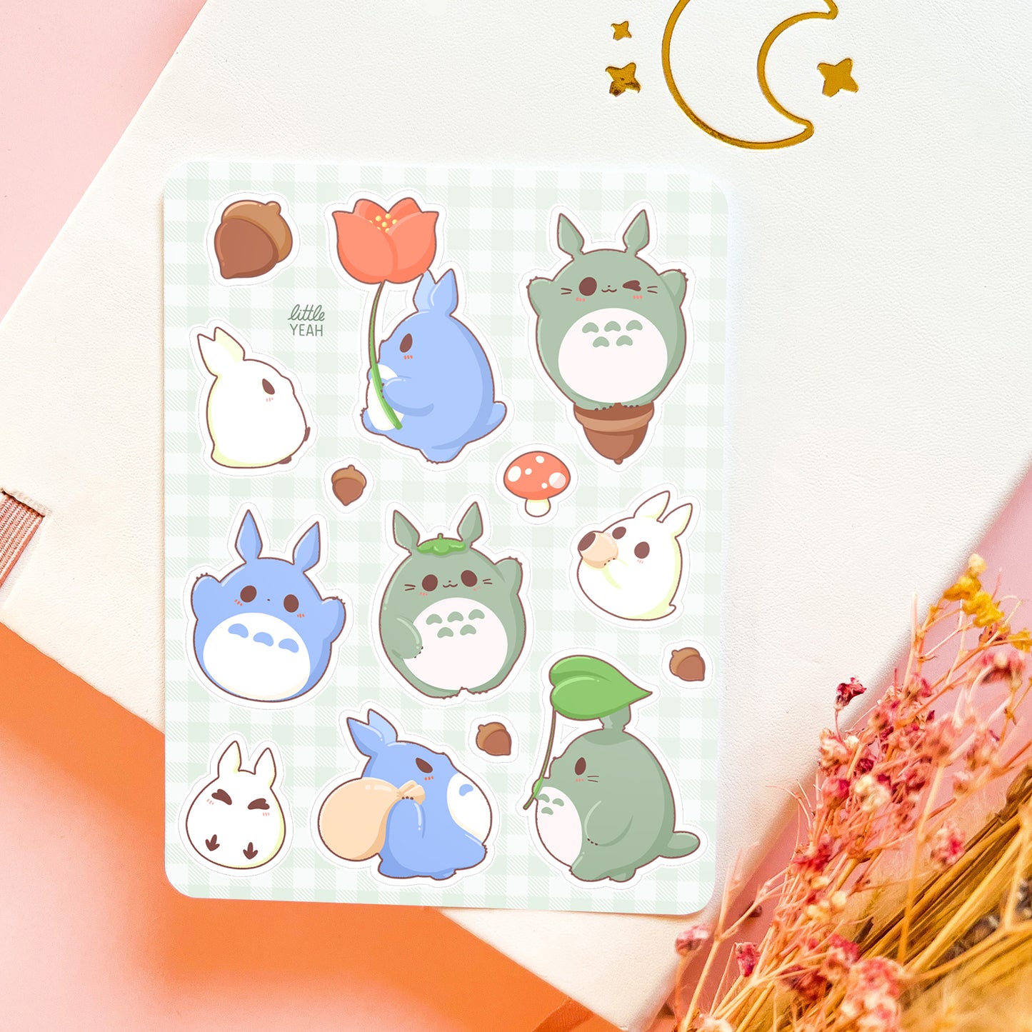 Anime Katzen Stickerbogen