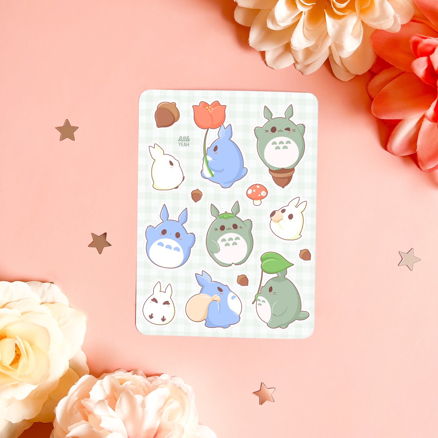 Anime Katzen Stickerbogen