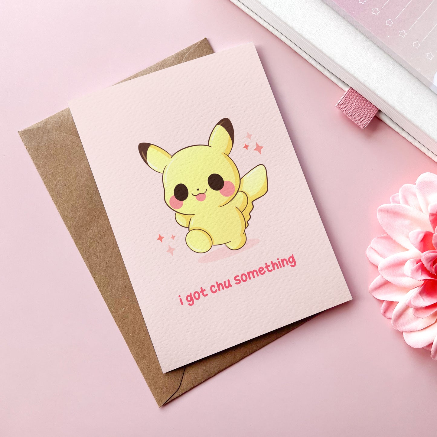 Süße Pika Grußkarte