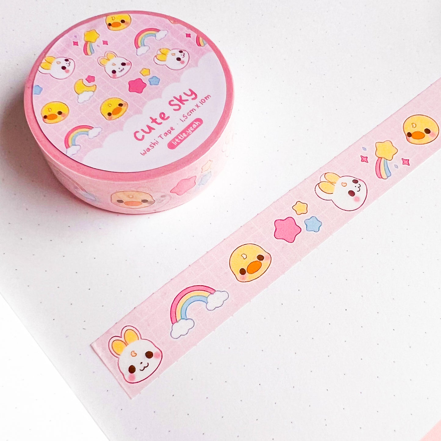 Hase, Ente und Sternelemente Washi Tape