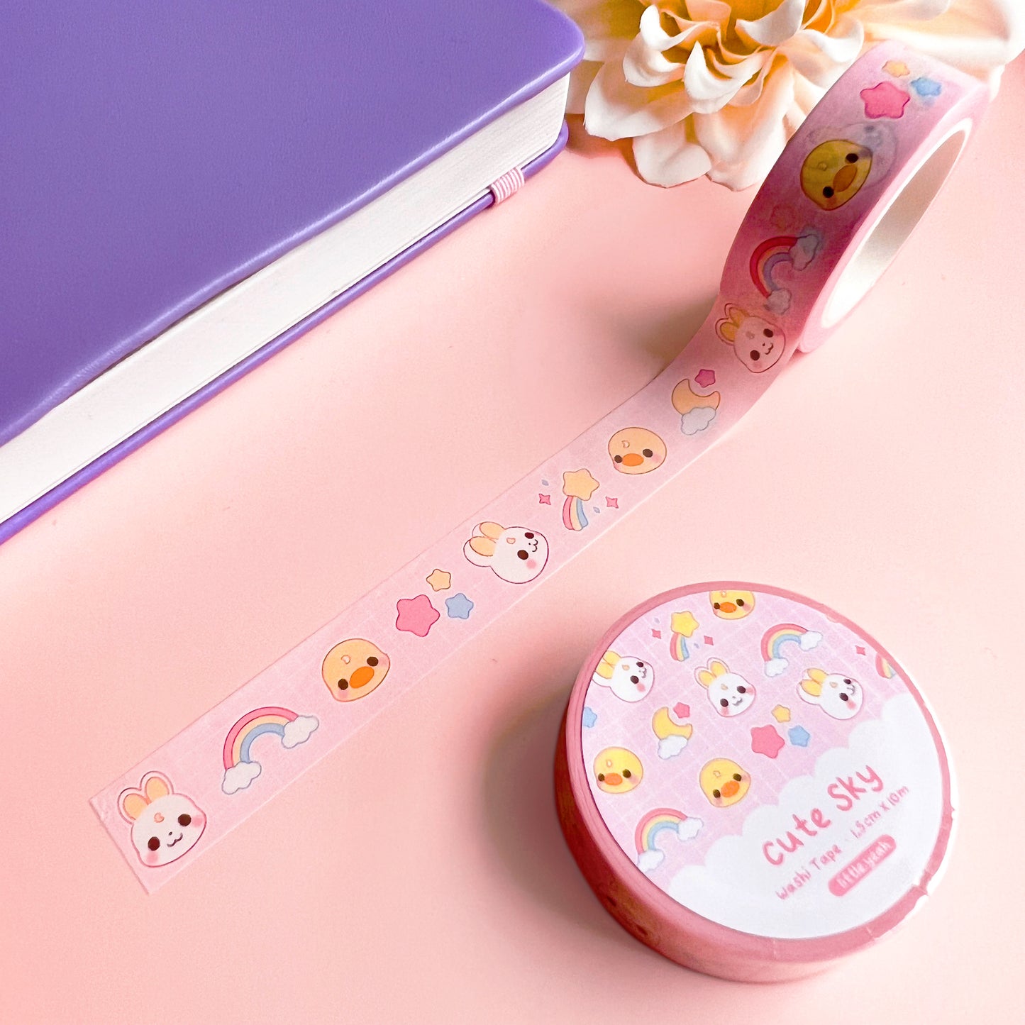 Hast Ente und Sternelemente Washi Tape