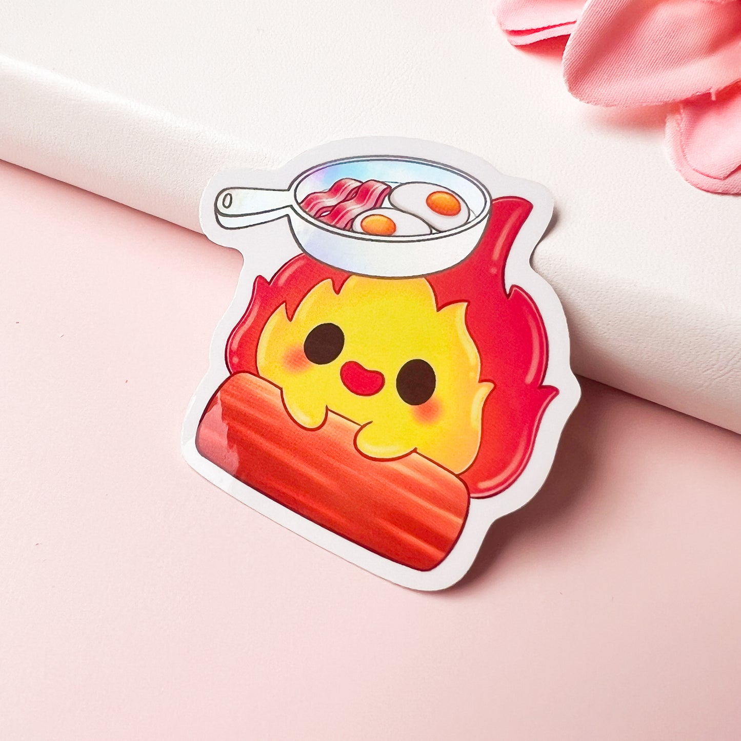 Holografischer Feuer Sticker