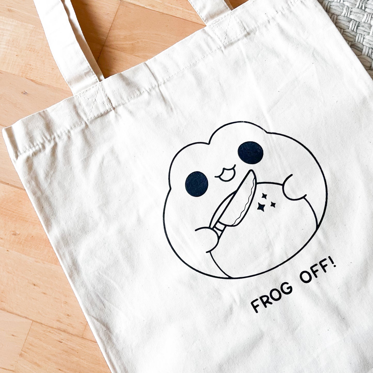Frog Off - Cute Tote Bag