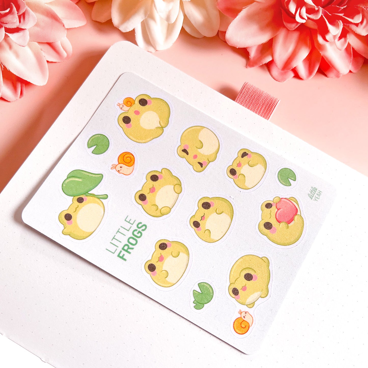 Frösche Sticker Sheet
