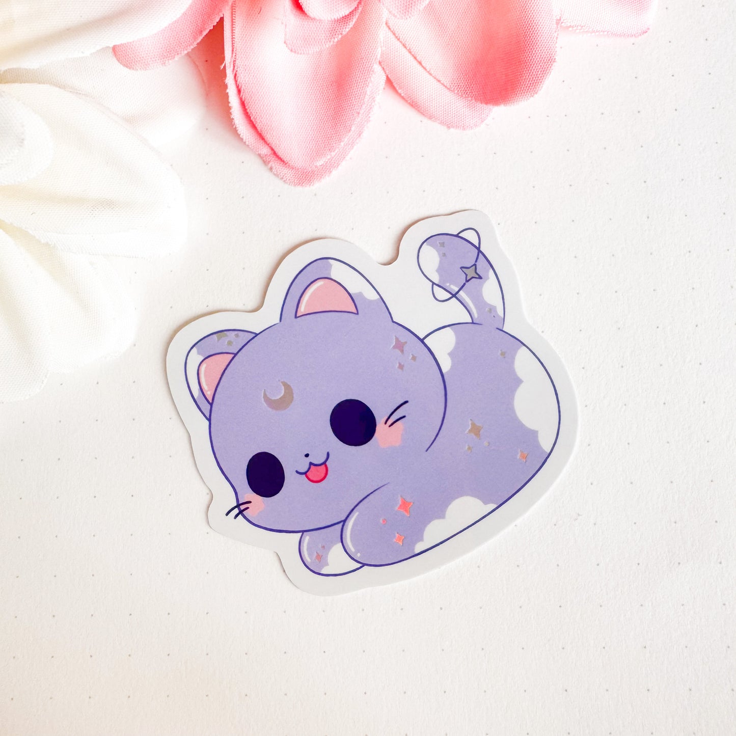 Sky Cat - Cute Vinyl Sticker