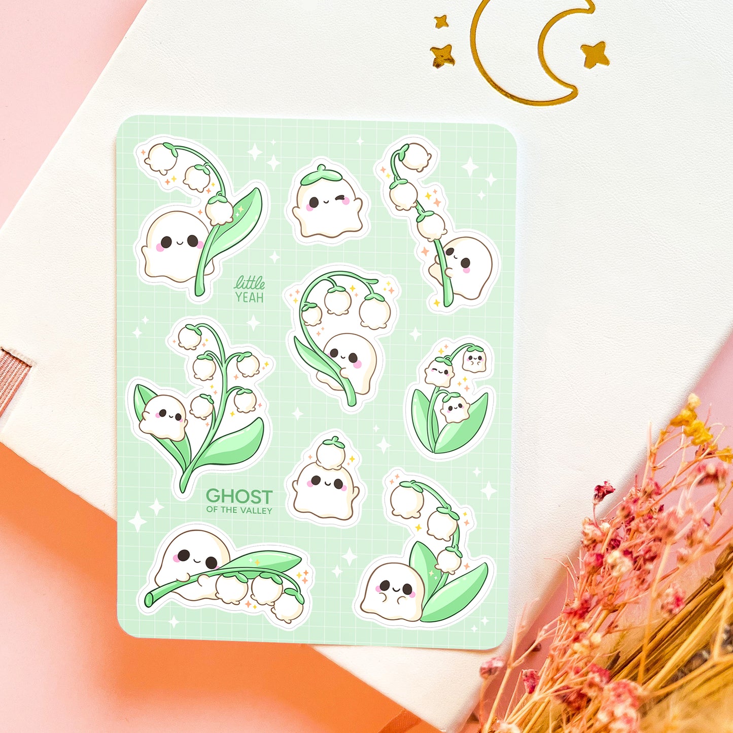 Ghost of the Valley - Cute Sticker Sheet
