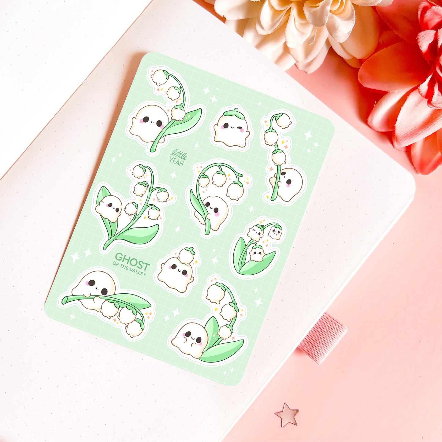 Ghost of the Valley - Cute Sticker Sheet