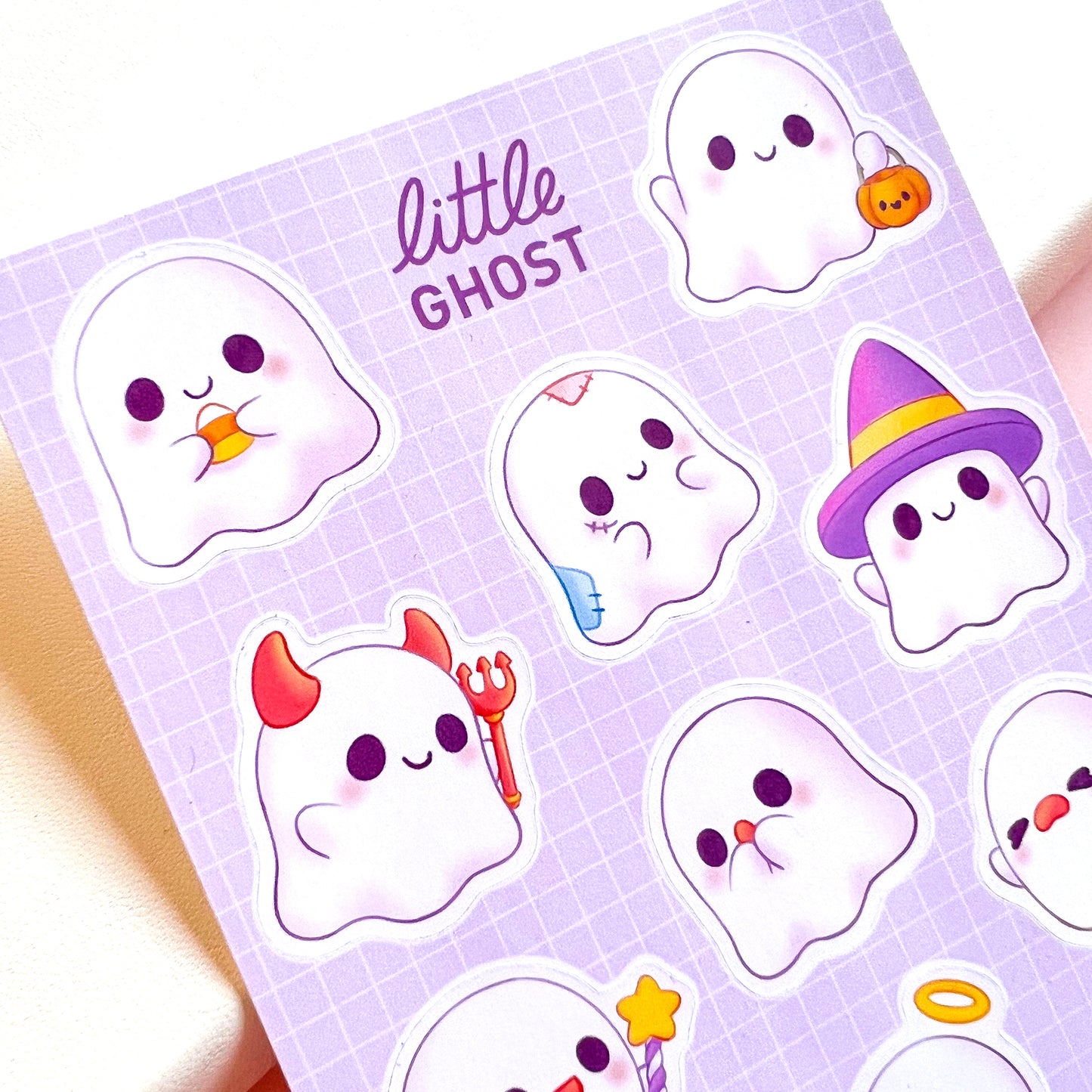 Kleiner Geist Stickerbogen