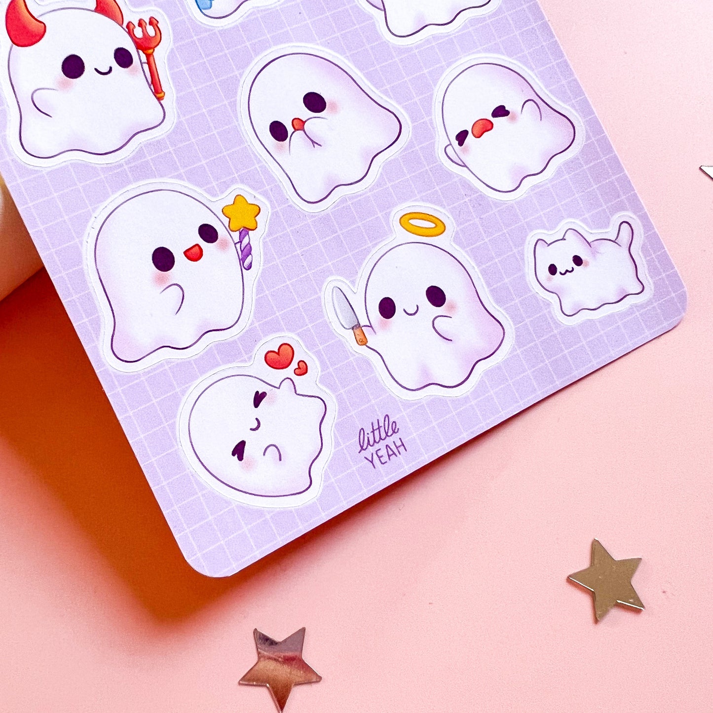 Kleiner Geist Stickerbogen