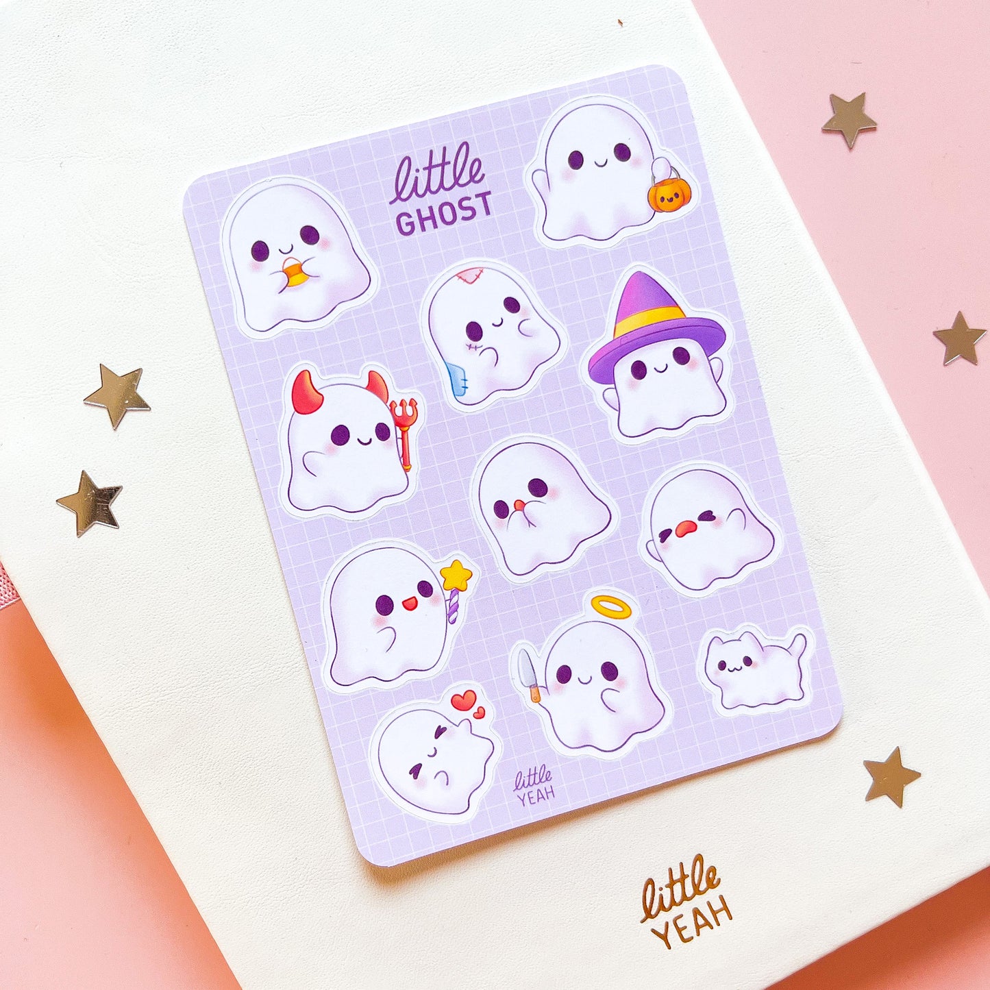 Kleiner Geist Stickerbogen