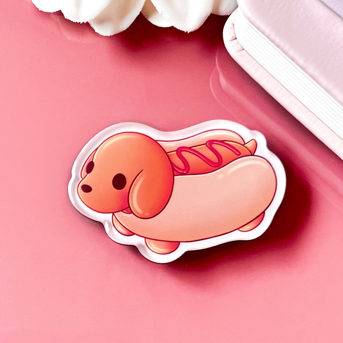 Süßer Hot Dog Magnet
