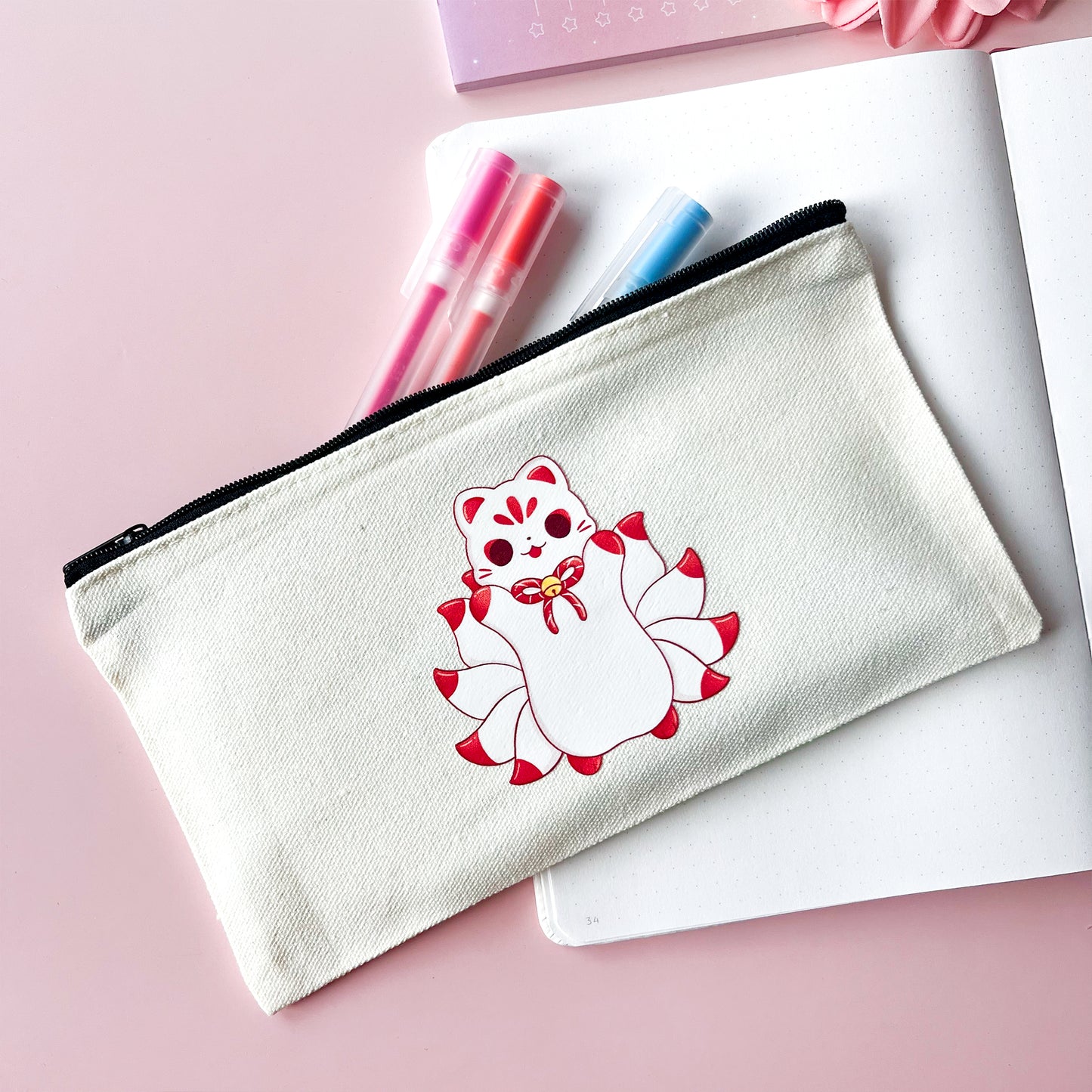 Kleine Tasche mit Kitsune