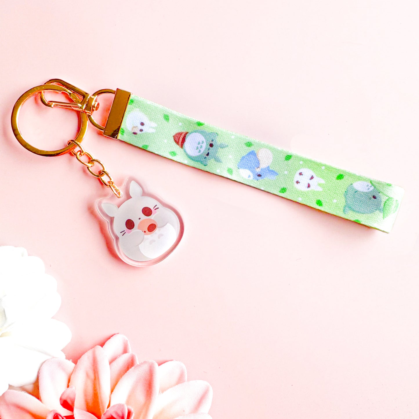 Anime Cat - Cute Lanyard with Charm