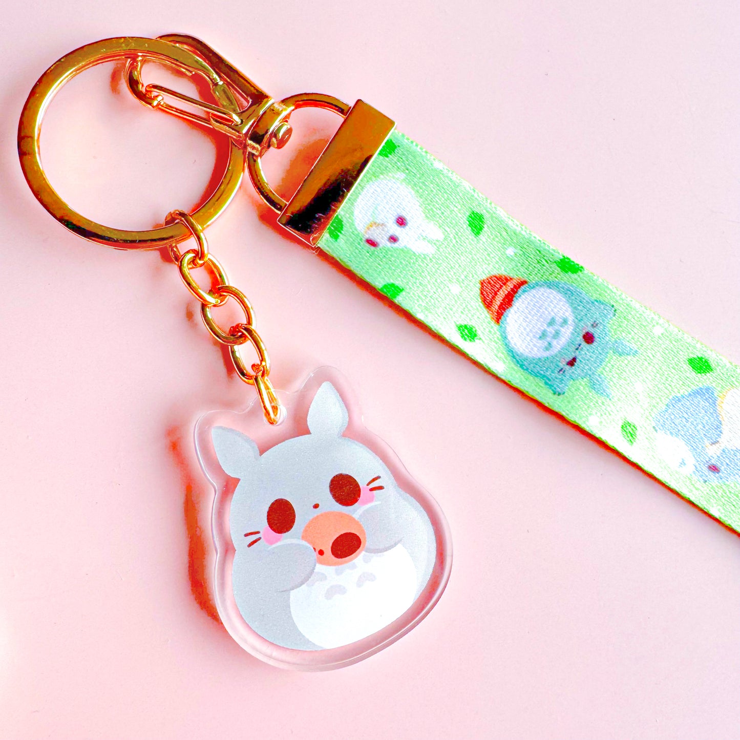 Anime Cat - Cute Lanyard with Charm