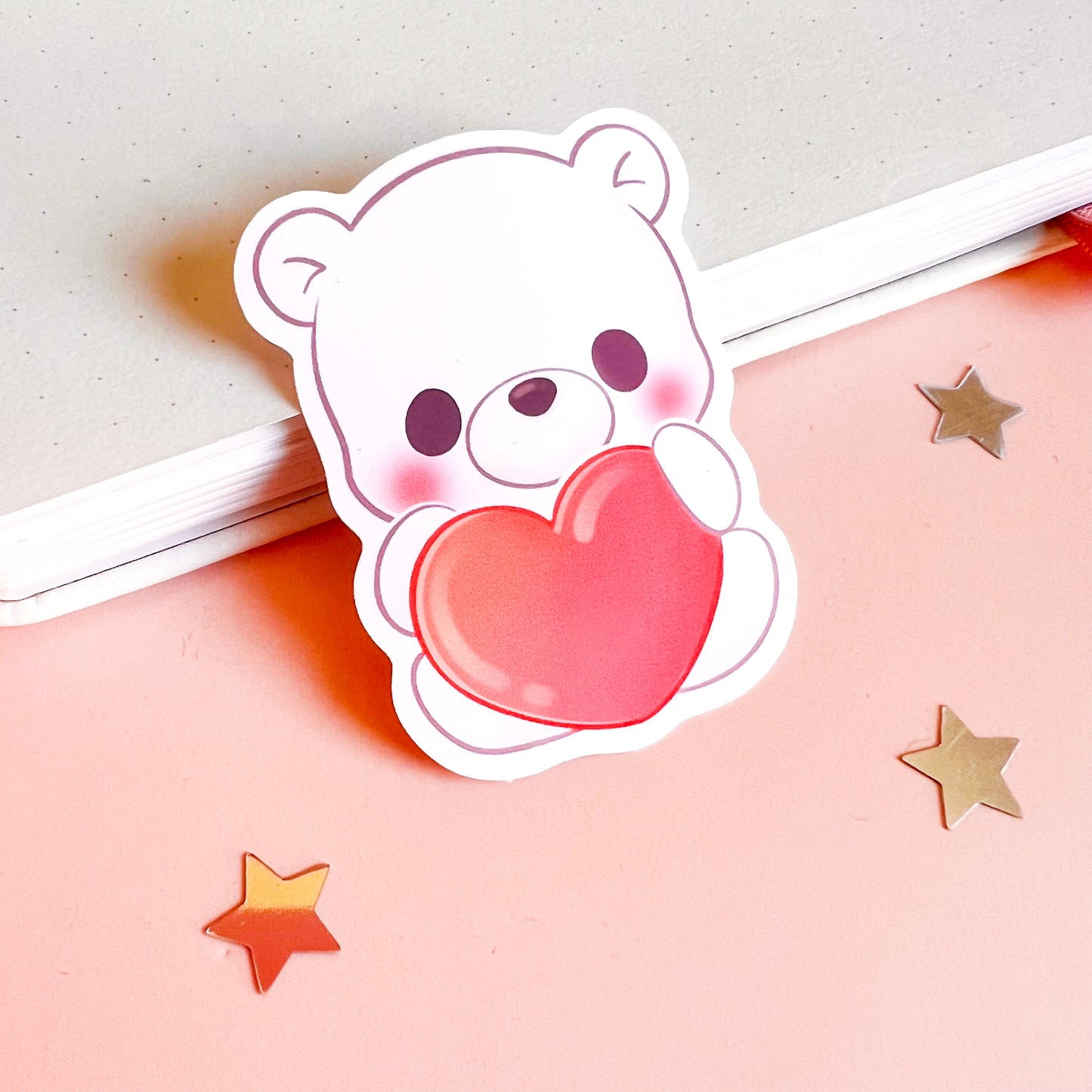 Bären mit Herzen Sticker