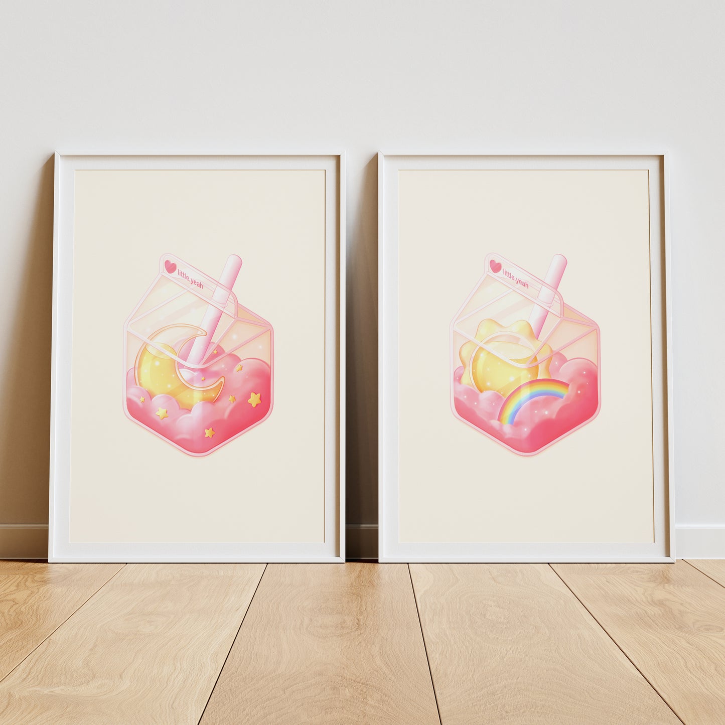 Mond Getränk Art Print