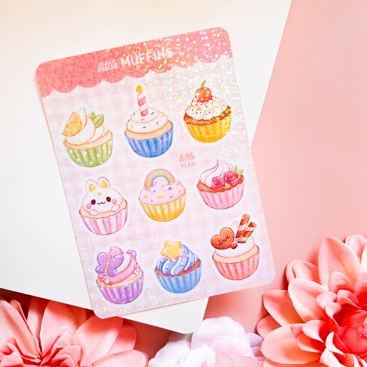Muffins - Cute Sticker Sheet