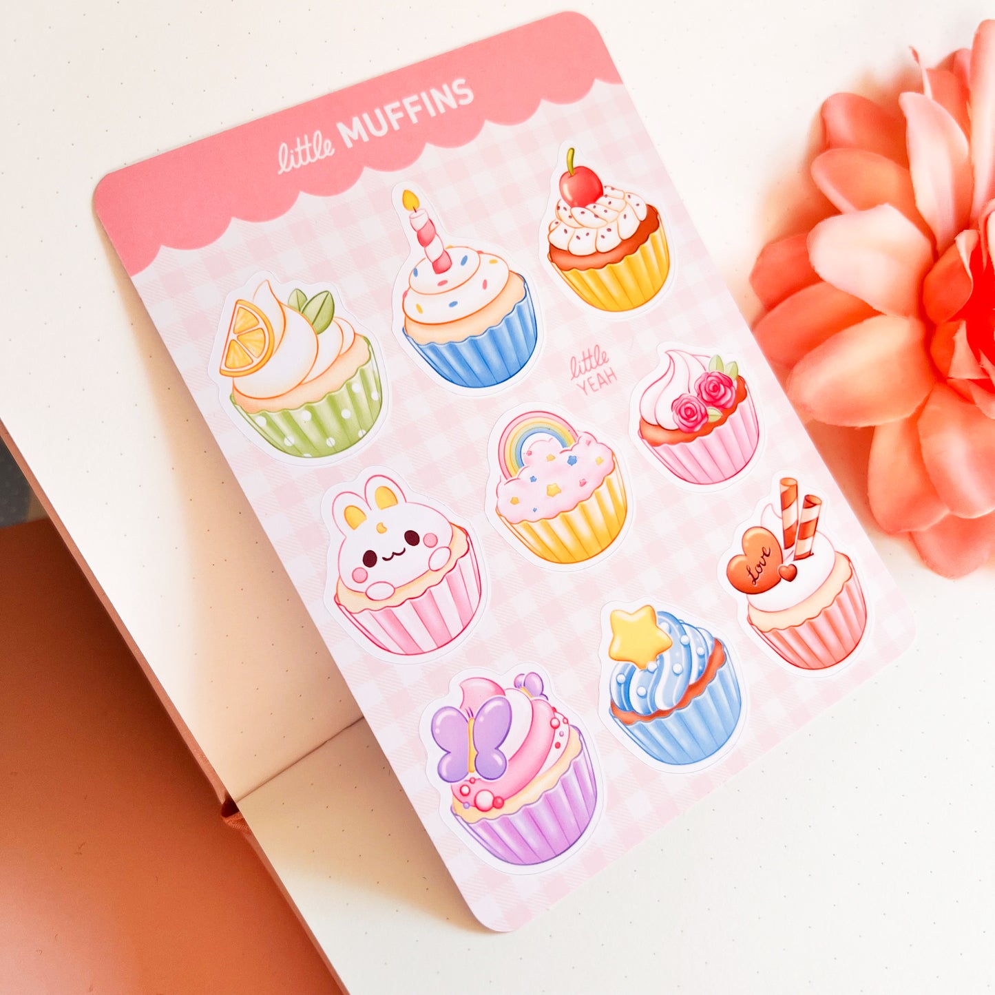 Muffins - Cute Sticker Sheet