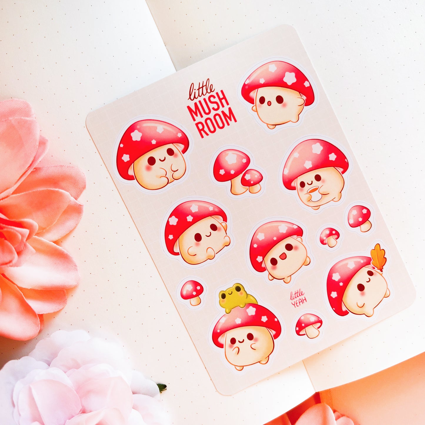 Magical Mushroom - Cute Sticker Sheet