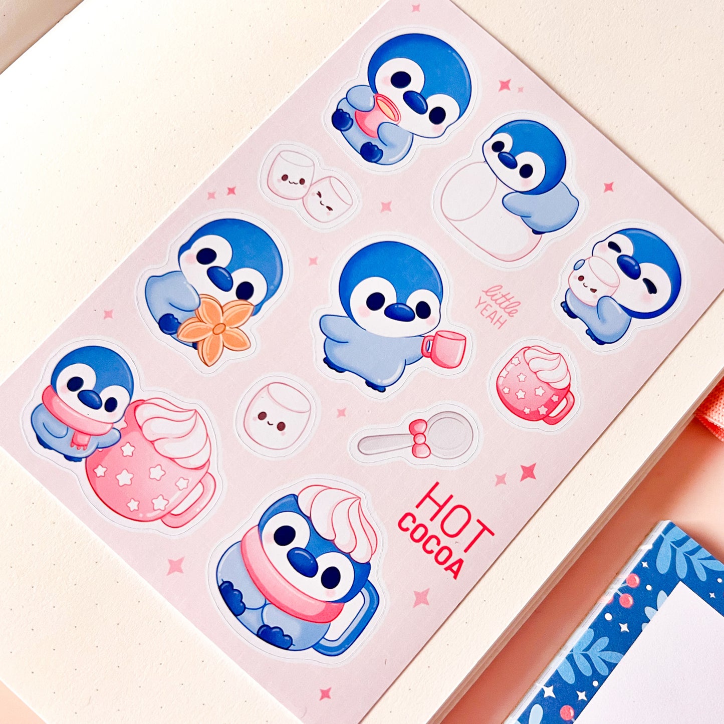 Kakao Pinguin Stickersheet