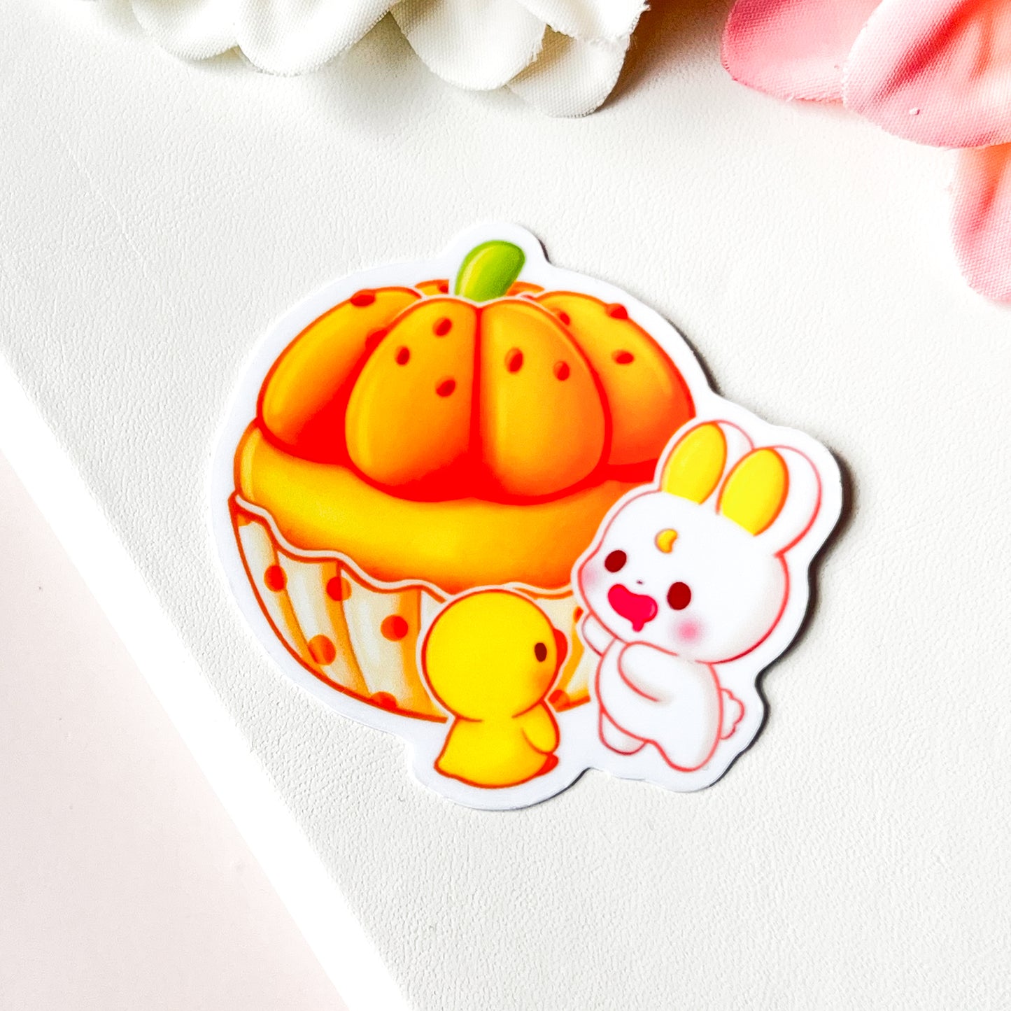 Pumpkin Desserts - Cute Vinyl Sticker