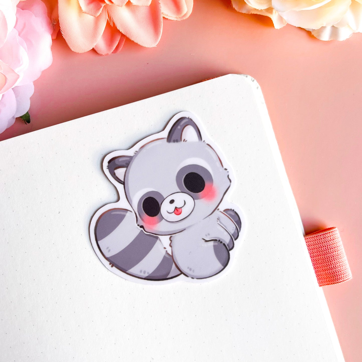 Waschbär Sticker