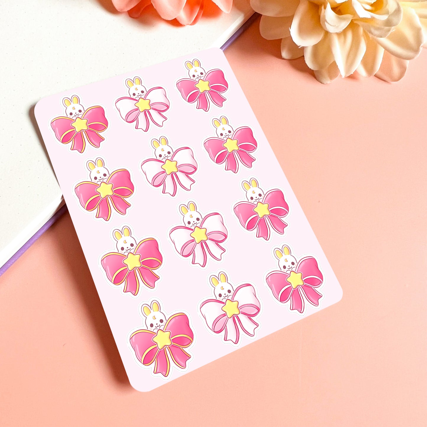 Schleifen Stickerbogen