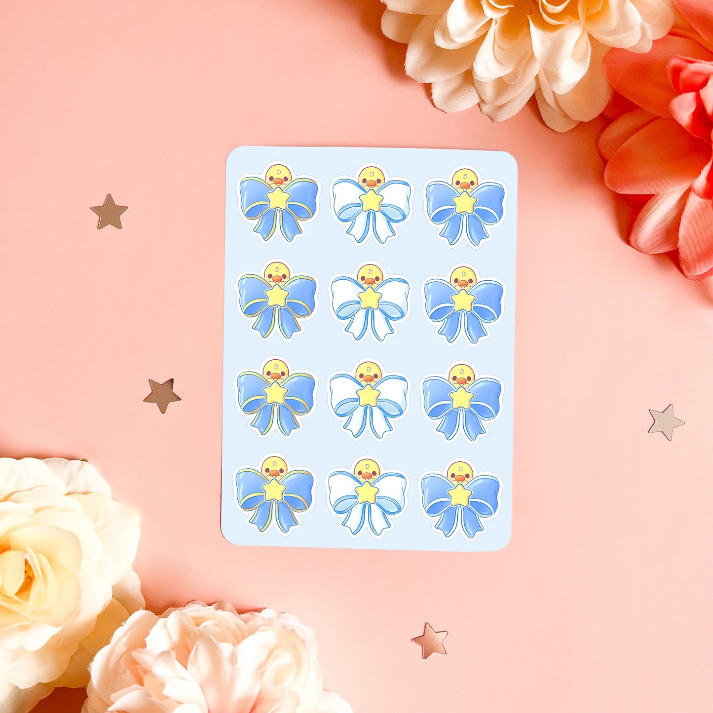 Schleifen Stickerbogen
