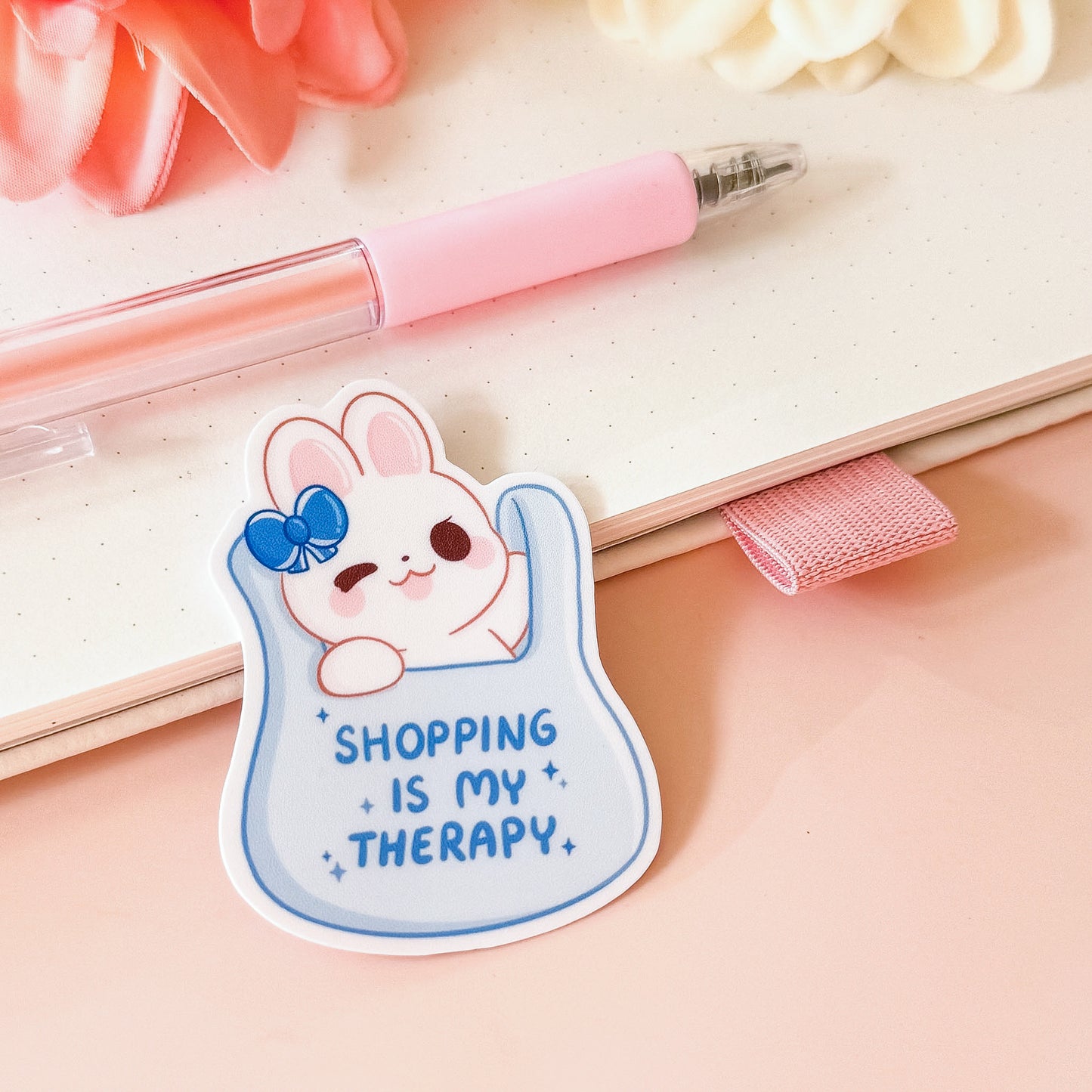 Shopping is my therapy - Cute Vinyl Sticker