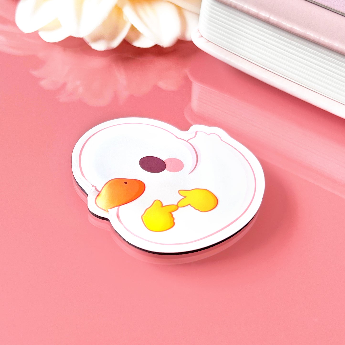 Schüchterne Ente Magnet