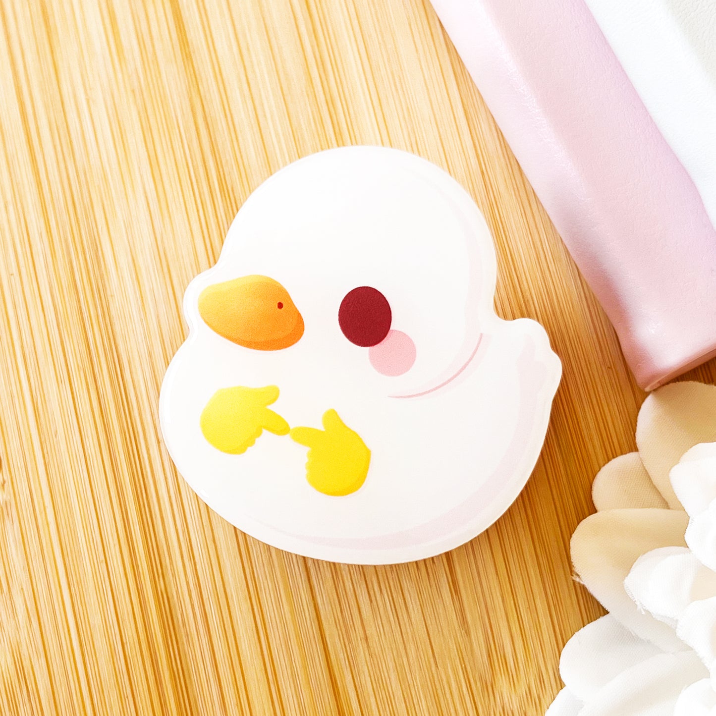 Schüchterne Ente Handy Accessoire