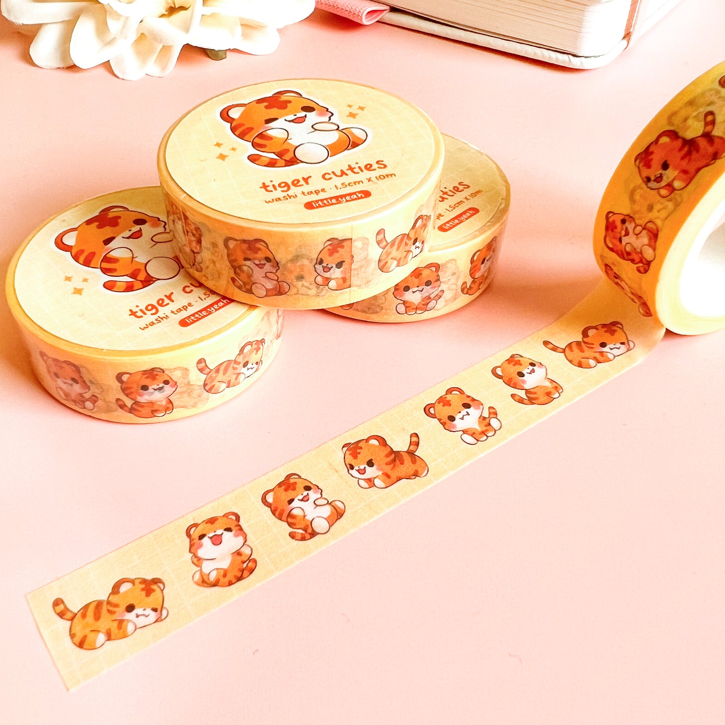 Süßes Tiger Washi Tape