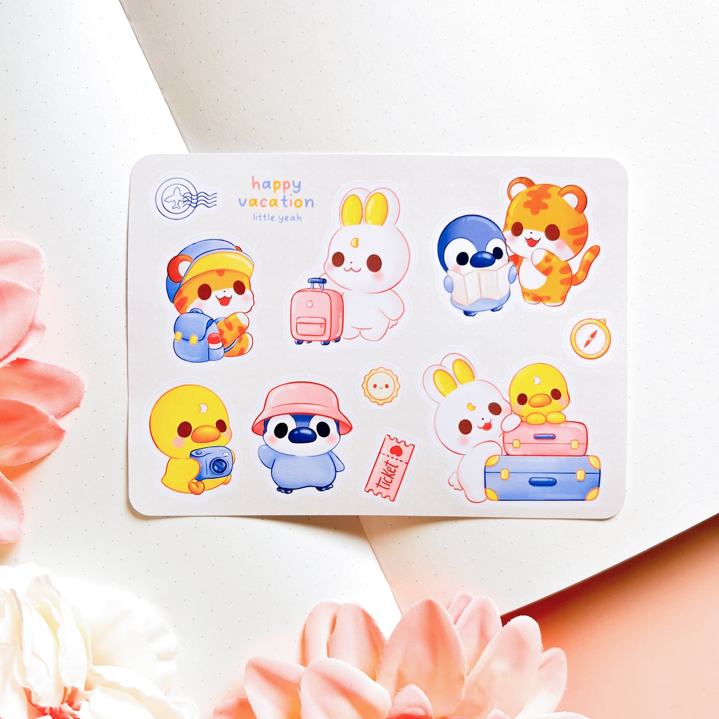 Travel - Cute Sticker Sheet