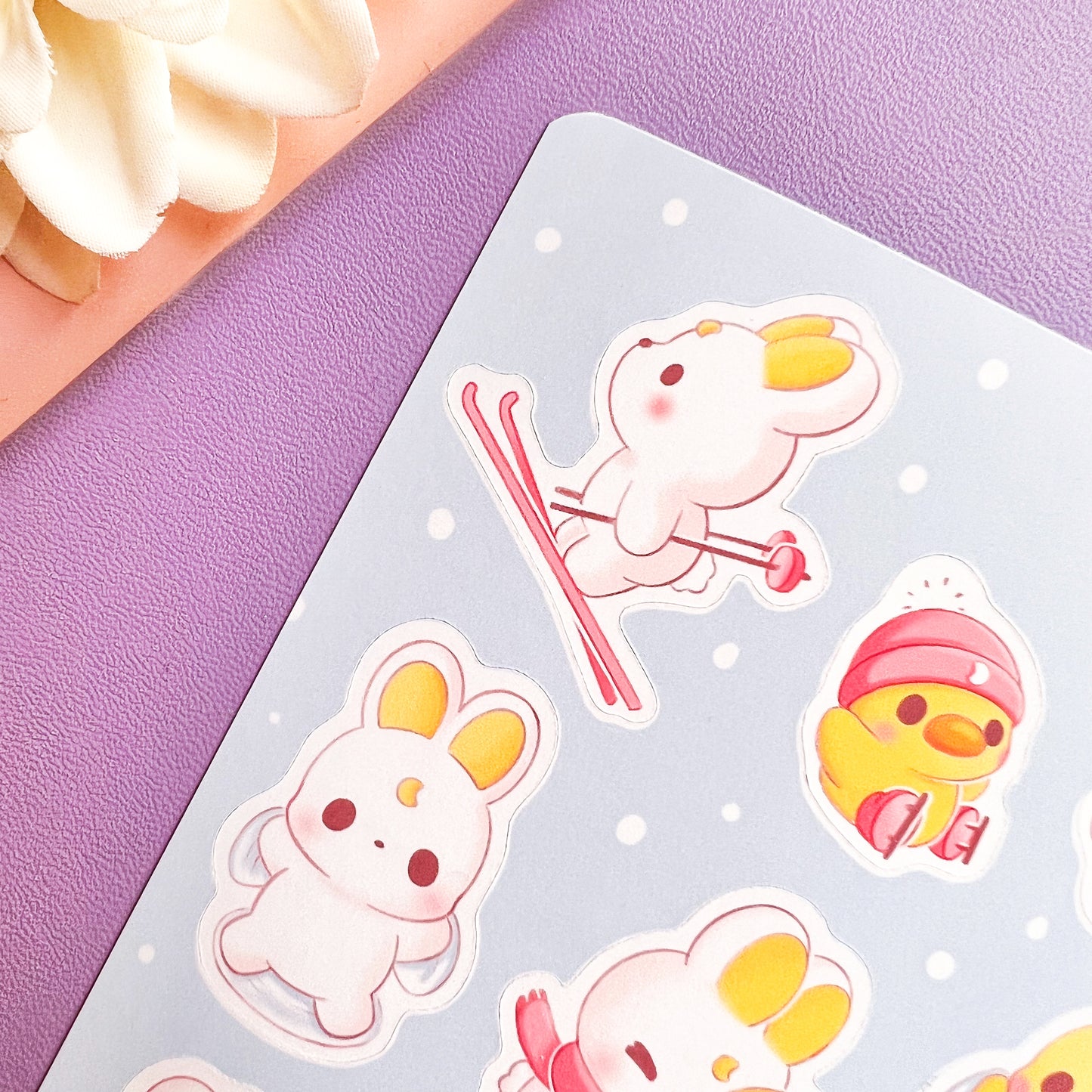 Winter Sport Stickerbogen