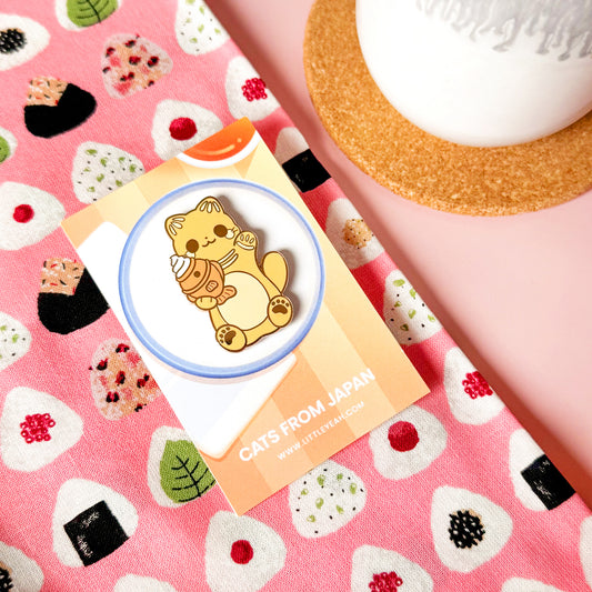 Taiyaki Enamel Pin - Cats from Japan