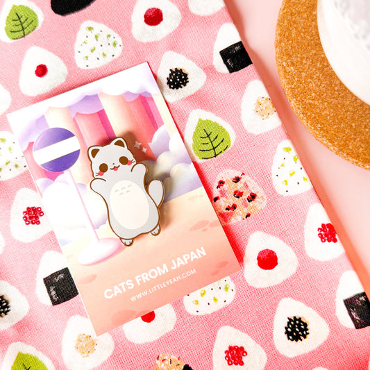 Anime Cat Enamel Pin - Cats from Japan