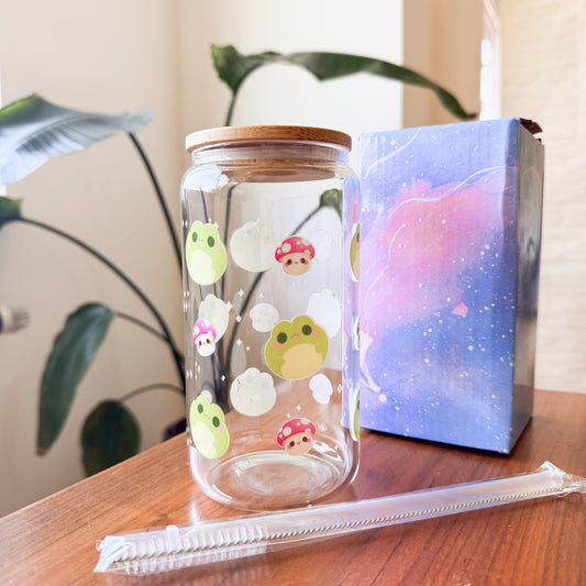Frog and Mushroom Tumbler