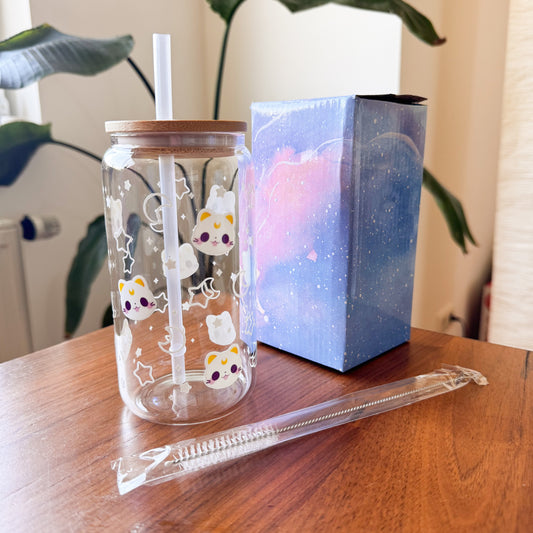 Moon Cat Tumbler