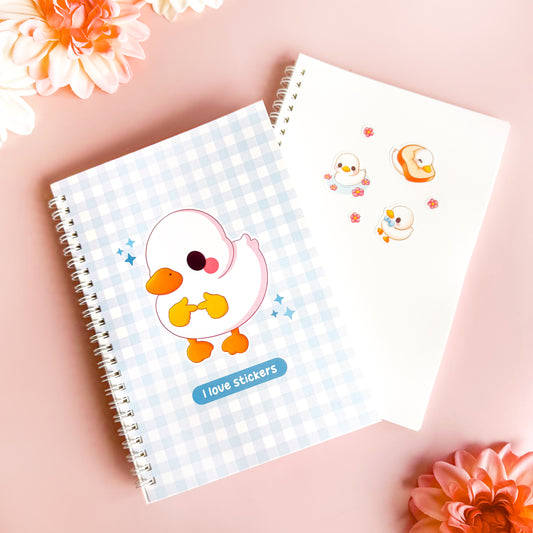I love Stickers Duck - Cute Sticker Book