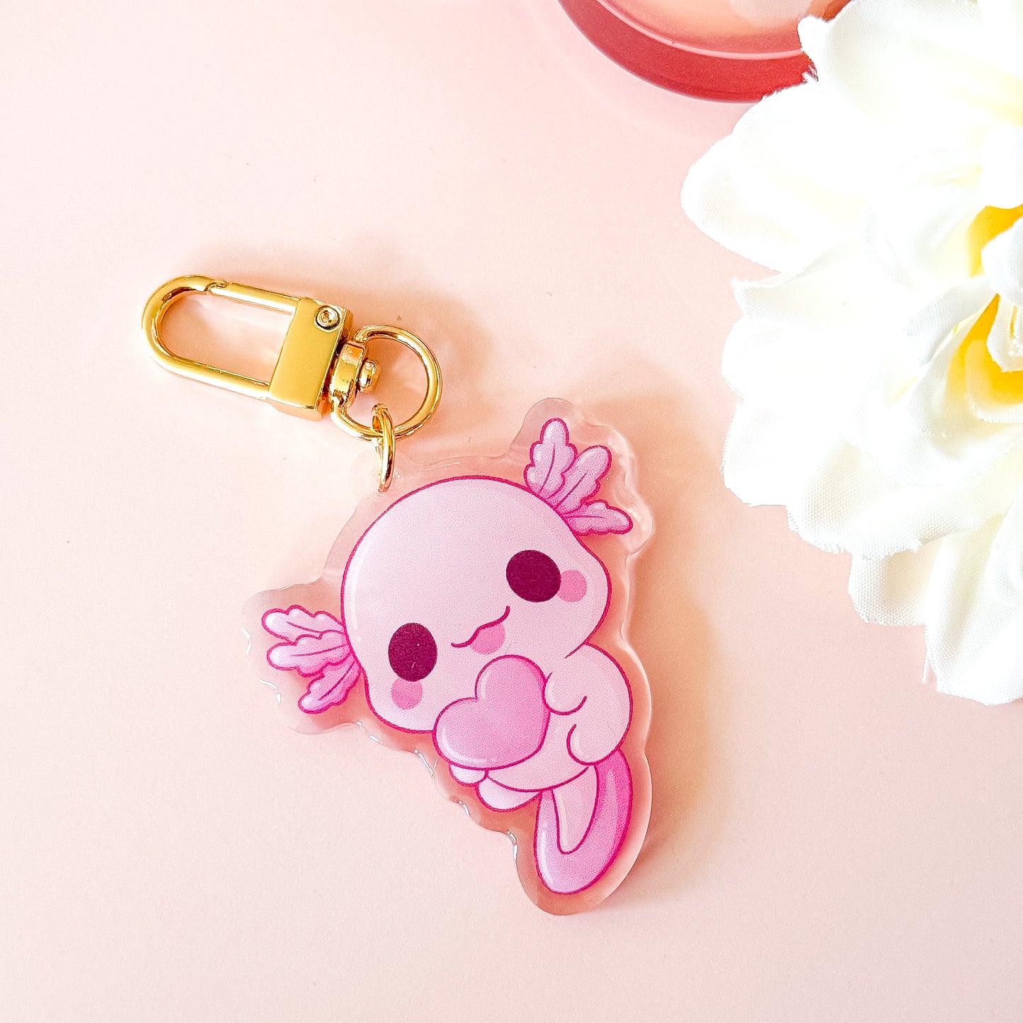 Axolotl - Cute Keychain