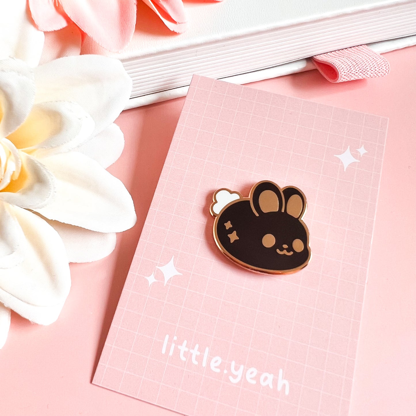 Marshmallow Hasen Pin