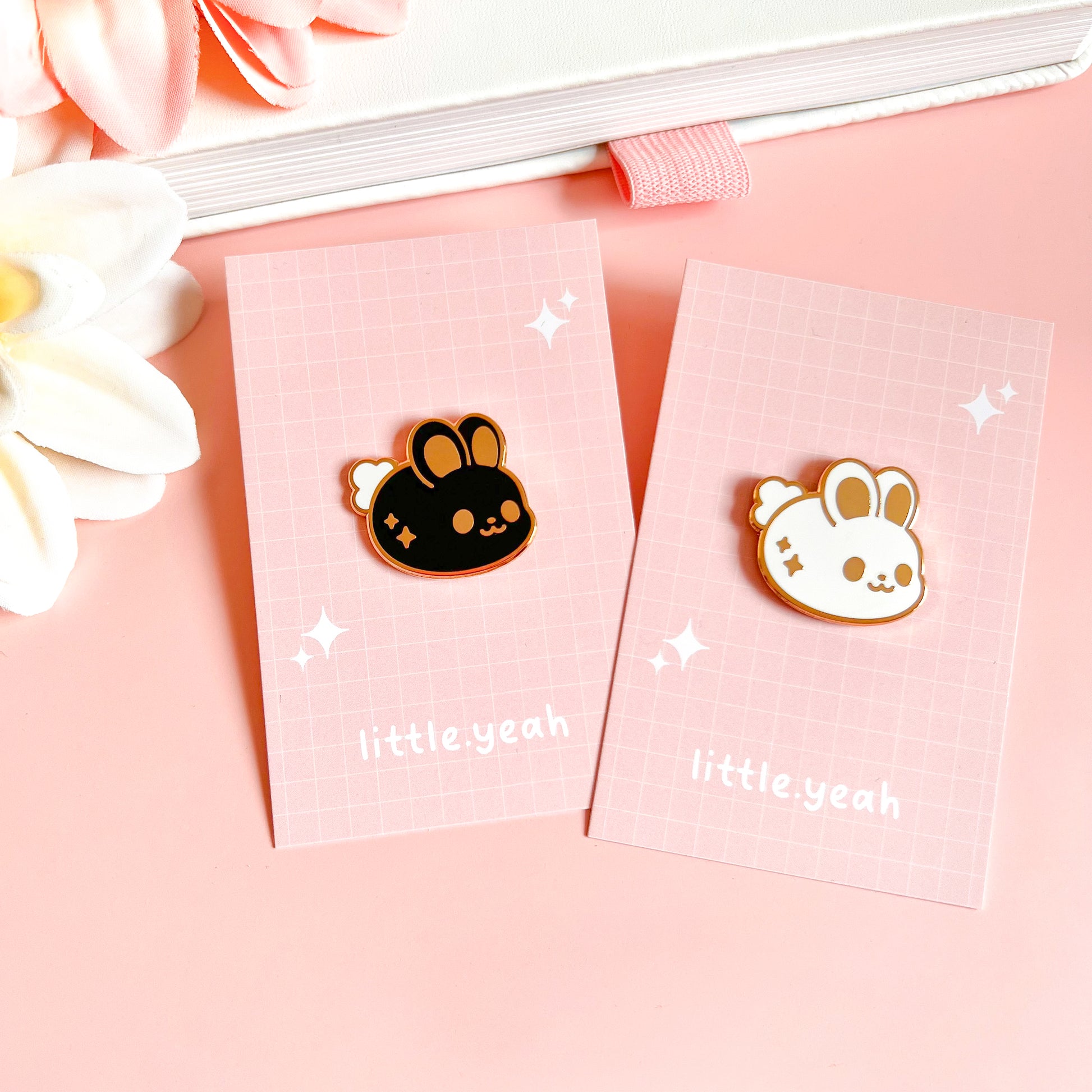 Marshmallow Hasen Pin